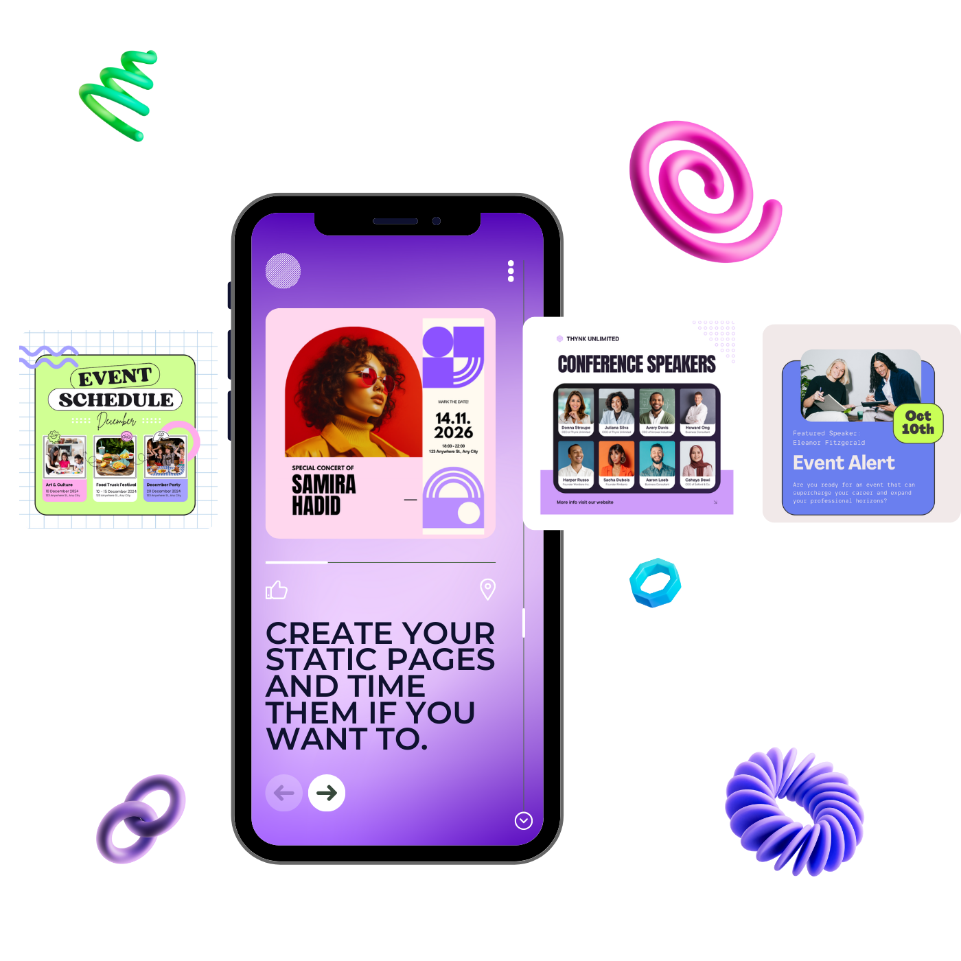 Screenshot of the app static sites hosting system